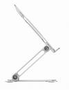 GEMBIRD FOLDABLE NOTEBOOK RISER STAND SILVER