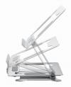 GEMBIRD FOLDABLE NOTEBOOK RISER STAND SILVER