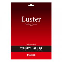 Canon Φωτογραφικό Χαρτί Pro Luster A4 Semi Glossy 260g/m² 20 Φύλλα (6211B006) (CAN-LU101A4)