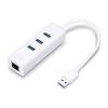 TP-LINK Adapter UE330 USB 3.0 to 10/100/1000Mbps Ethernet + USB Hub (UE330) (TPUE330)