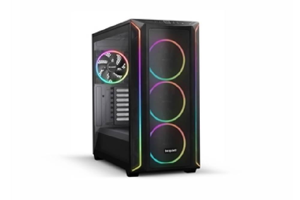 BEQUIET PC CHASSIS SHADOW BASE 800 FX BGW63, MIDI TOWER ATX, BLACK, W/O PSU, 3x14CM FRONT LIGHT WINGS 3 FAN, 1x14CM REAR LIGHT W