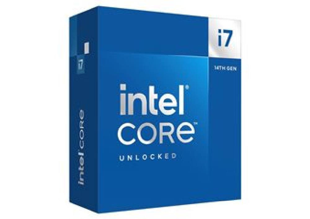 INTEL CPU CORE i7 14700KF, 20C/28T, 3.4GHz, CACHE 33MB, SOCKET LGA1700 14th GEN, GPU, BOX, 3YW.
