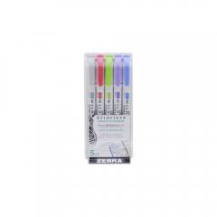 Zebra Mildliner Double Ended Marker Bold & Fine Point 5 Pack Cool & Refined Set (ZB-78205) (ZEB78205)