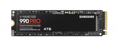 SAMSUNG SSD M.2 NVMe PCI-E GEN4 4TB MZ-V9P4T0BW SERIES 990 PRO, M.2 2280, NVMe PCI-E GEN4x4, READ 7450MB/s, WRITE 6900MB/s, 5YW