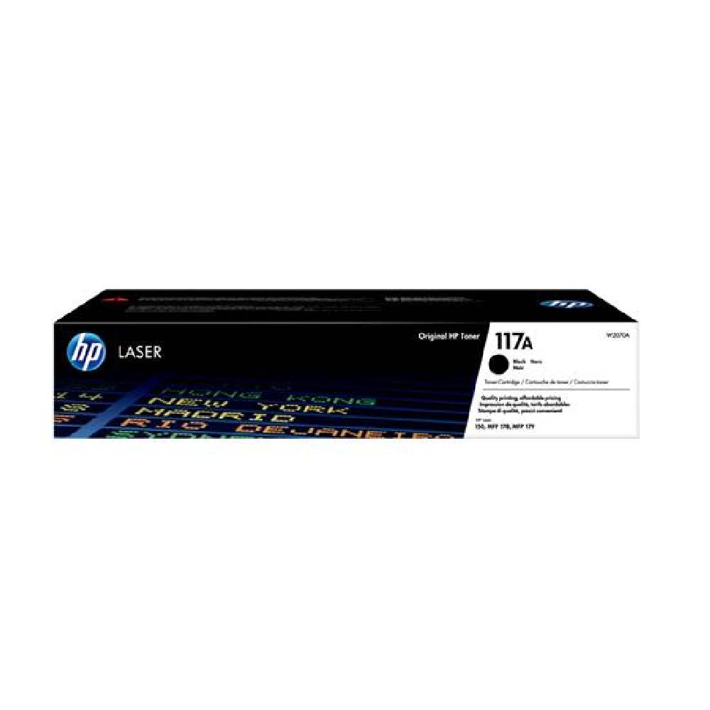 HP 117A Black Original Laser Toner Cartridge (1k) (W2070A)