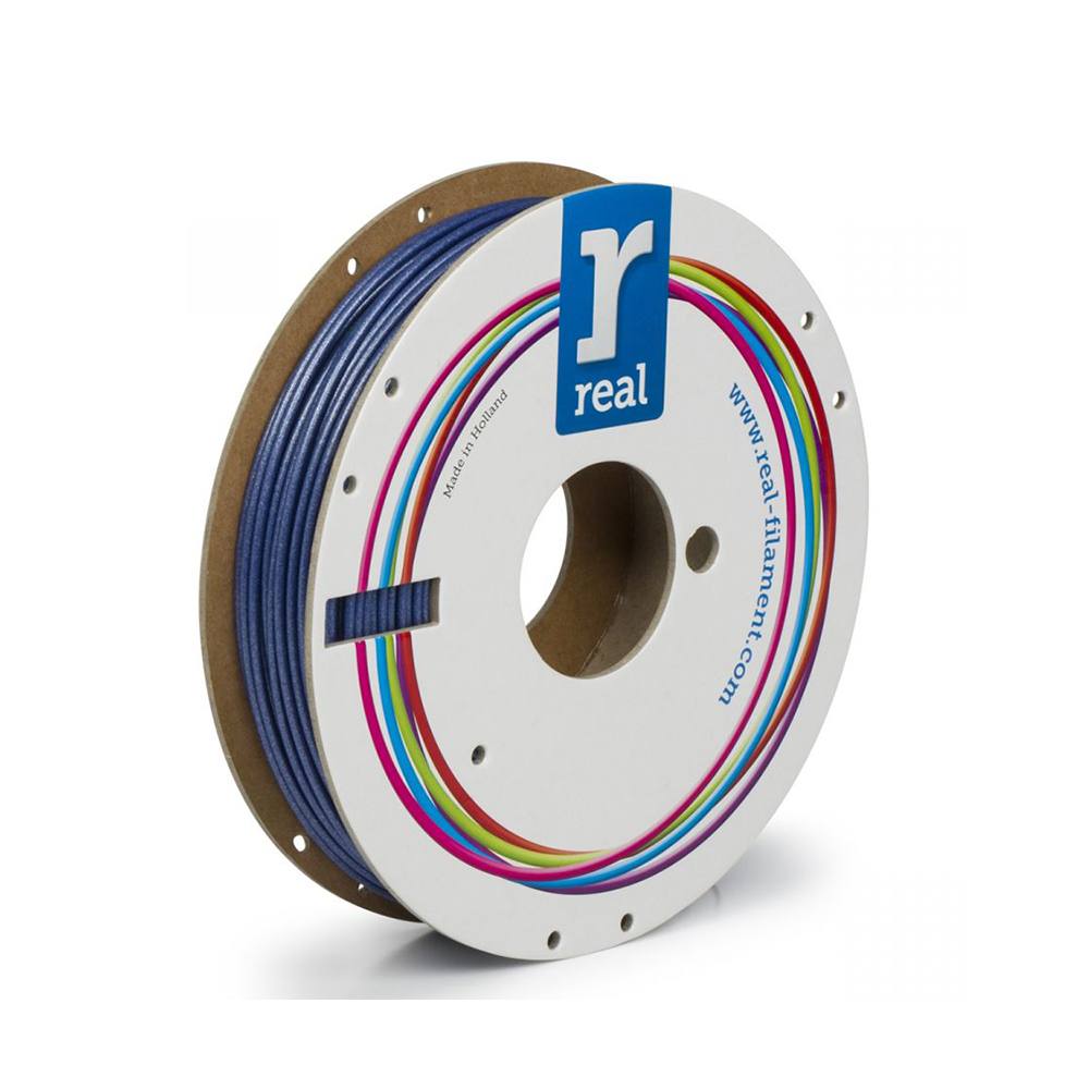REAL PLA 3D Printer Filament - Sparkle Sapphire Blue - spool of 0.5Kg – 2.85mm (REALPLASPRKBLUE500MM285)