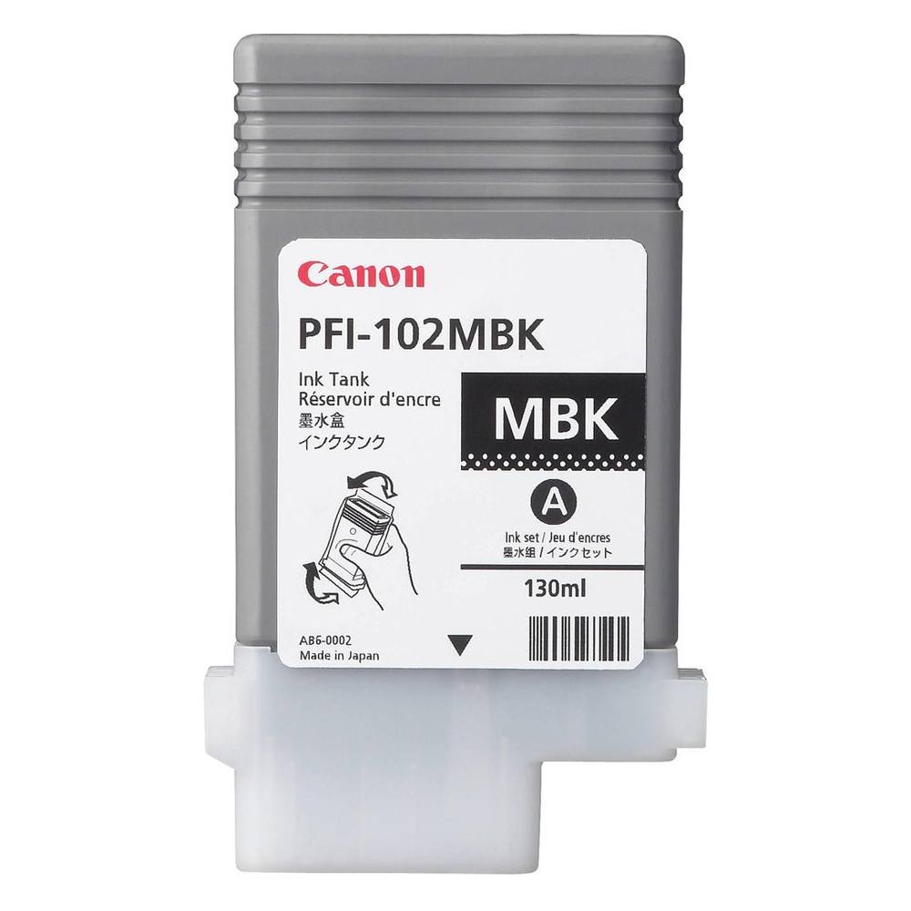 Canon Μελάνι Inkjet PFI-102MBK Matte Black (0894B001) (CANPFI-102MB)