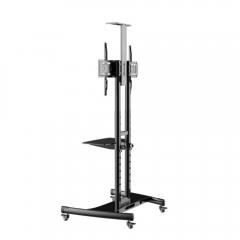 AxRed ZEUS 32”-80” Bάση TV με Ράφι & Κανάλι Απόκρυψης Καλωδίων (11962) (AXZEUS)