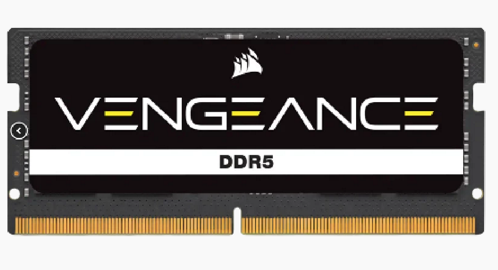 CORSAIR RAM SODIMM XMS5 16GB CMSX16GX5M1A5600C48, DDR5, 5600MHz, LATENCY 48-48-48-90, 1.1V, VENGEANCE DDR5, BLACK, LTW.