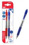MP στυλό διαρκείας gel PE224-2, 0.7mm, μπλε & κόκκινο, 2τμχ