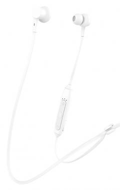 CELEBRAT bluetooth earphones A20 με μαγνήτη, 10mm, BT 5.0, λευκά