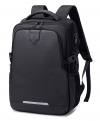 GOLDEN WOLF τσάντα πλάτης GB00444, με θήκη laptop 15.6", 23L, μαύρη