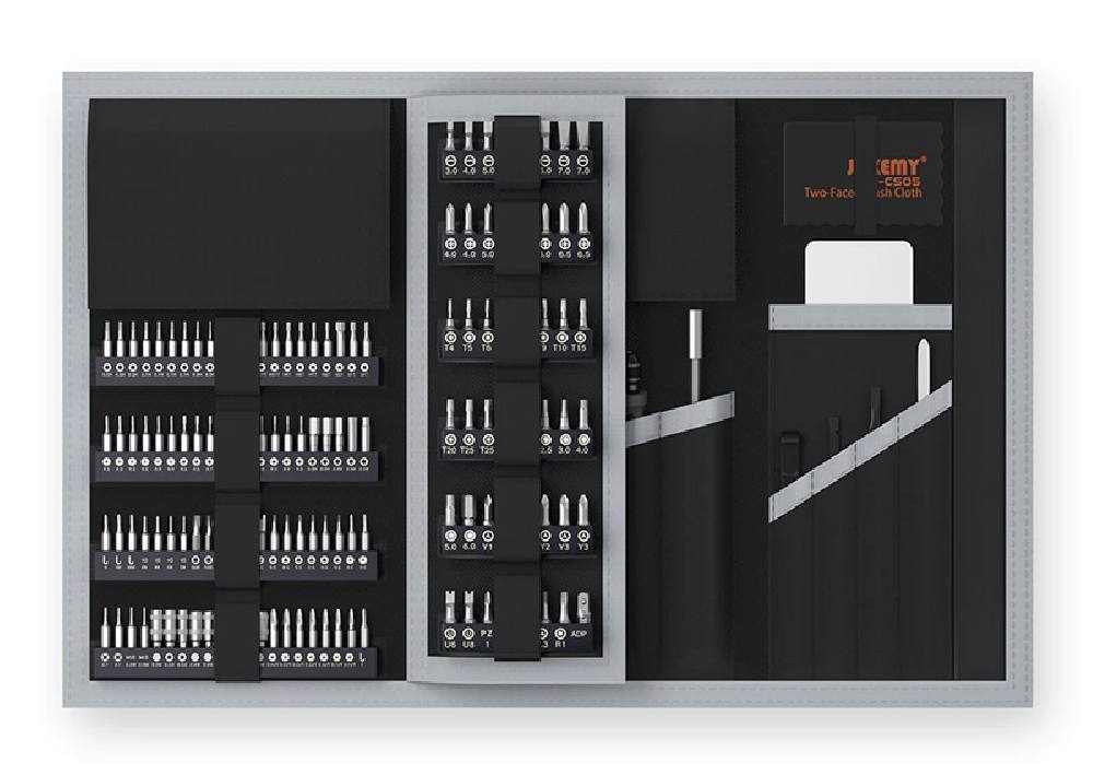 JAKEMY σετ εργαλείων YF-P13 επαγγελματικών προδιαγραφών, 201τμχ