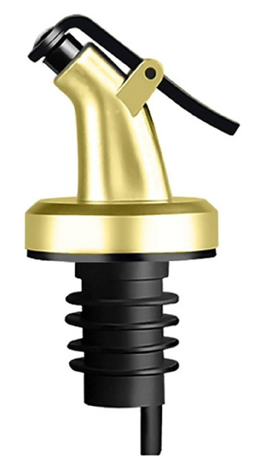 Πώμα ροής για μπουκάλι HUH-0109 με κλείστρο, Φ18mm, χρυσό