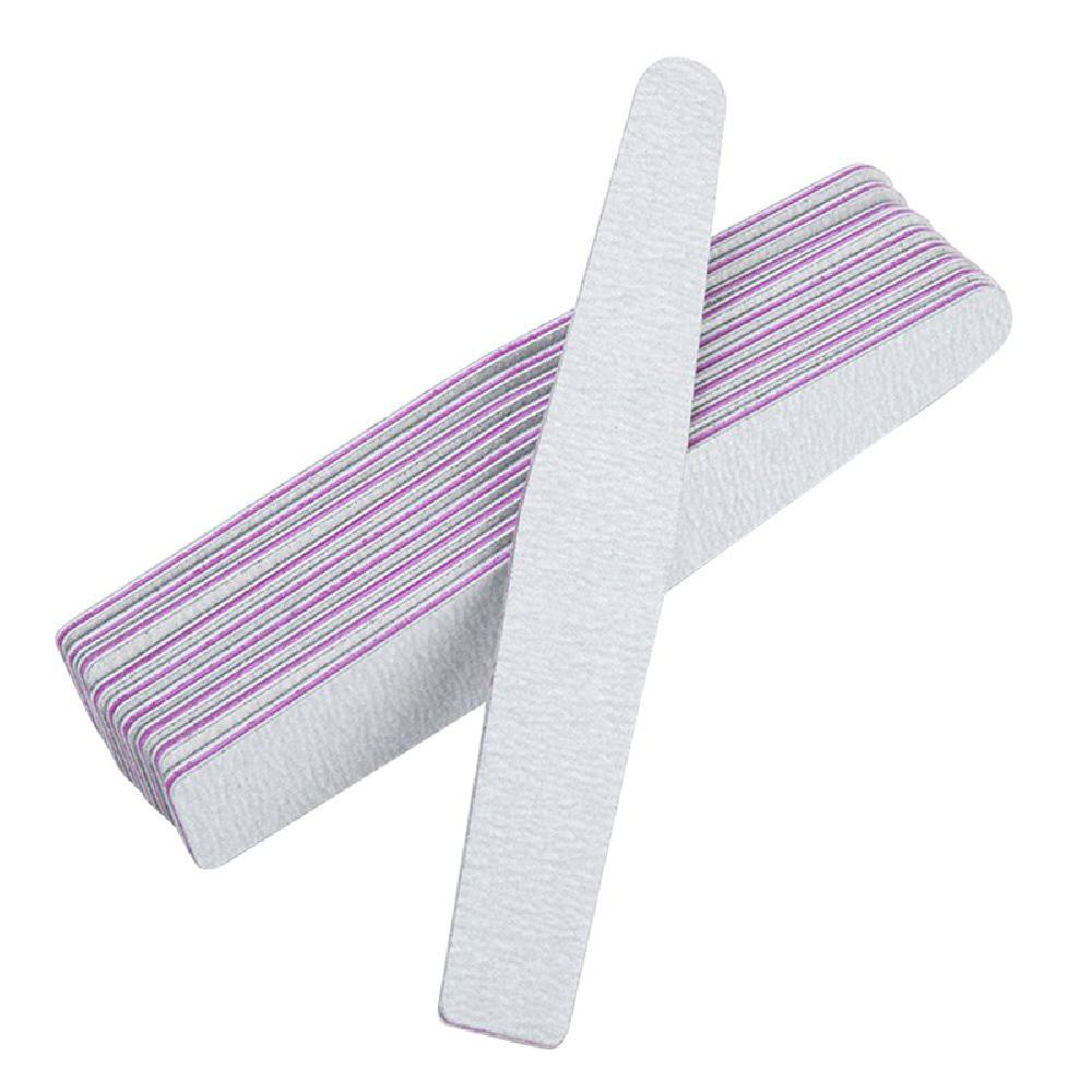 Λίμες νυχιών BTHU-0032, 2 όψεων, ρόμβος, 100/180, γυαλόχαρτο, 25τμχ