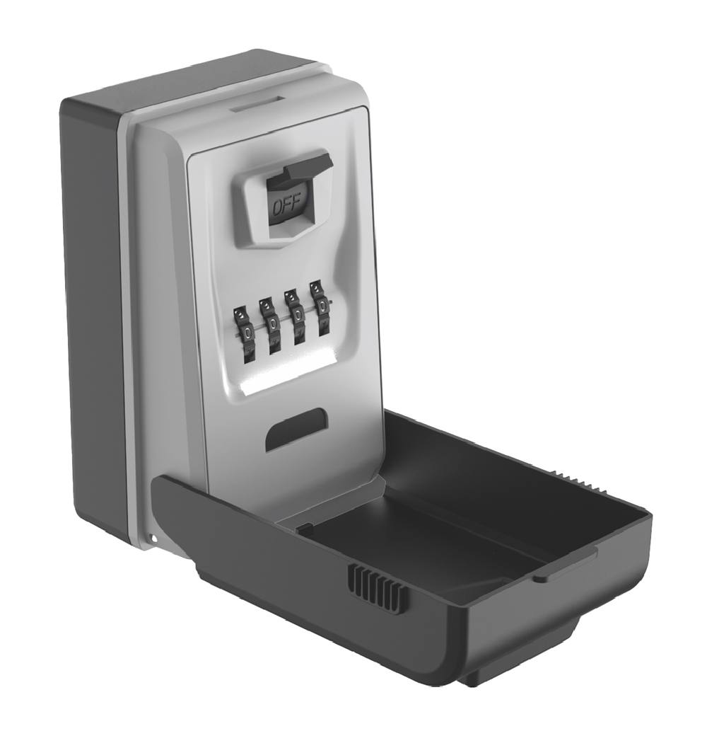 C-TECH κλειδοθήκη συνδυασμού CTL-0025, 4 ψηφίων, με LED, 7x8x13cm, 625gr