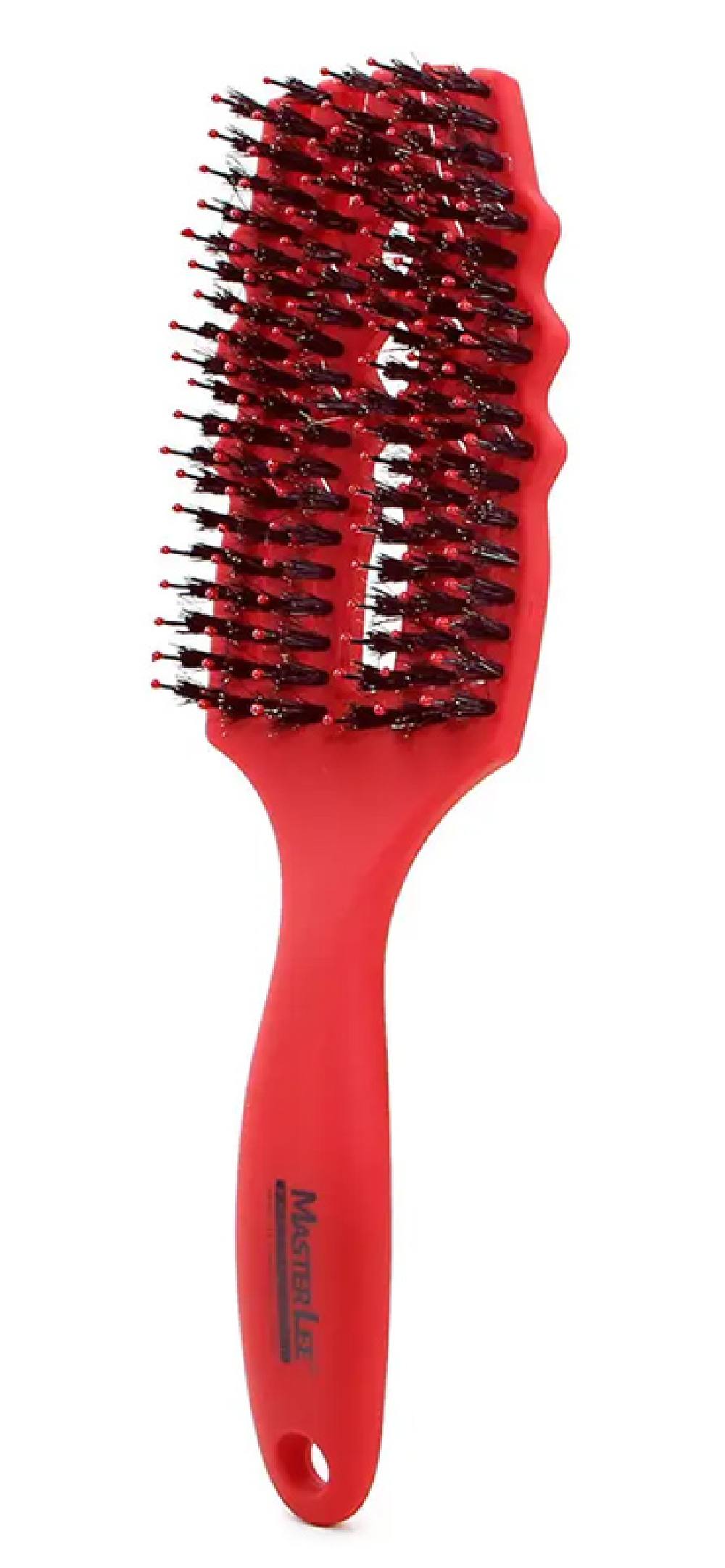 MASTER LEE βούρτσα μαλλιών RXN-0018, 7x24.5cm, κόκκινη