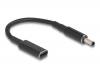 POWERTECH καλώδιο τροφοδοσίας CAB-UC072, USB-C σε Dell 4.5x3.0mm, μαύρο