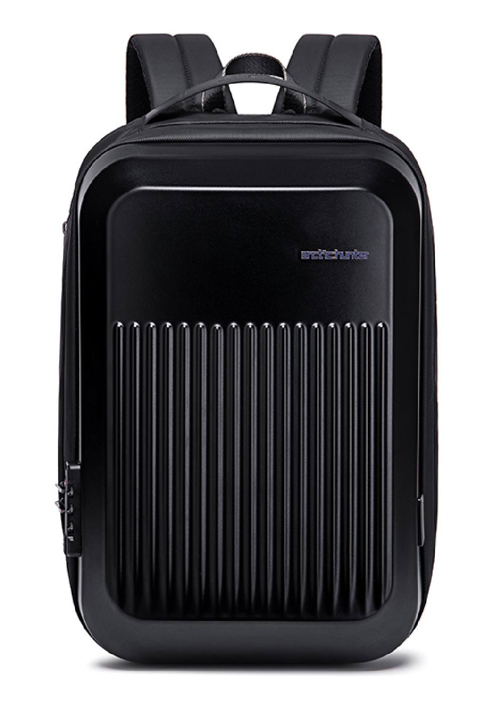 ARCTIC HUNTER τσάντα πλάτης B00487 θήκη laptop 15.6", λουκέτο TSA, μαύρη