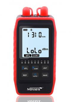 NOYAFA tester καλωδίων οπτικής ίνας NF-908L, 850-1625nm, -60~8dBm