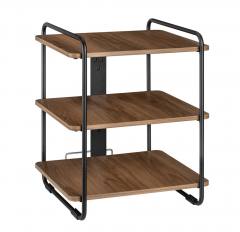 BRATECK ραφιέρα δαπέδου SFR-04, 45.4x40x49.6cm, έως 90kg, καφέ-μαύρο