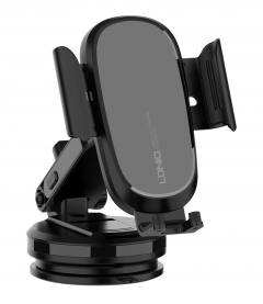 LDNIO ασύρματος φορτιστής & βάση αυτοκινήτου MW21-1, 15W, μαύρος