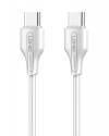 LDNIO καλώδιο USB-C σε USB-C LC121C, 65W PD, 1m, λευκό