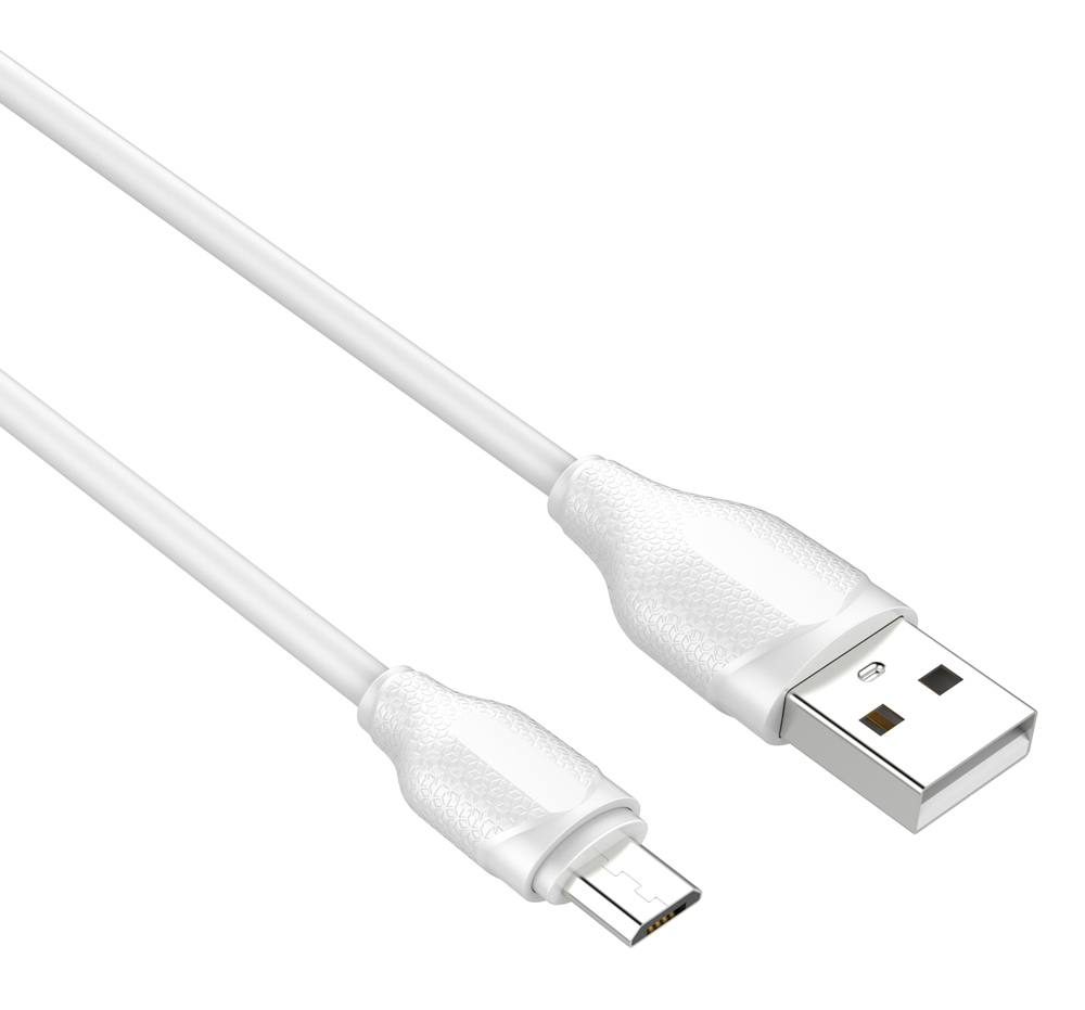 LDNIO καλώδιο Micro USB σε USB LS371, 10.5W, 1m, λευκό
