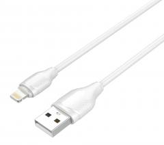 LDNIO καλώδιο Lightning σε USB LS371, 10.5W, 1m, λευκό