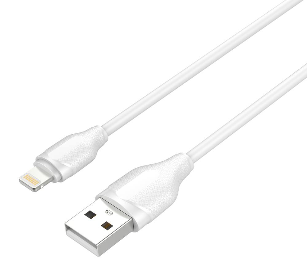 LDNIO καλώδιο Lightning σε USB LS371, 10.5W, 1m, λευκό