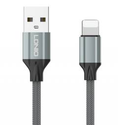 LDNIO καλώδιο Lightning σε USB LS441, 12W, 1m, γκρι