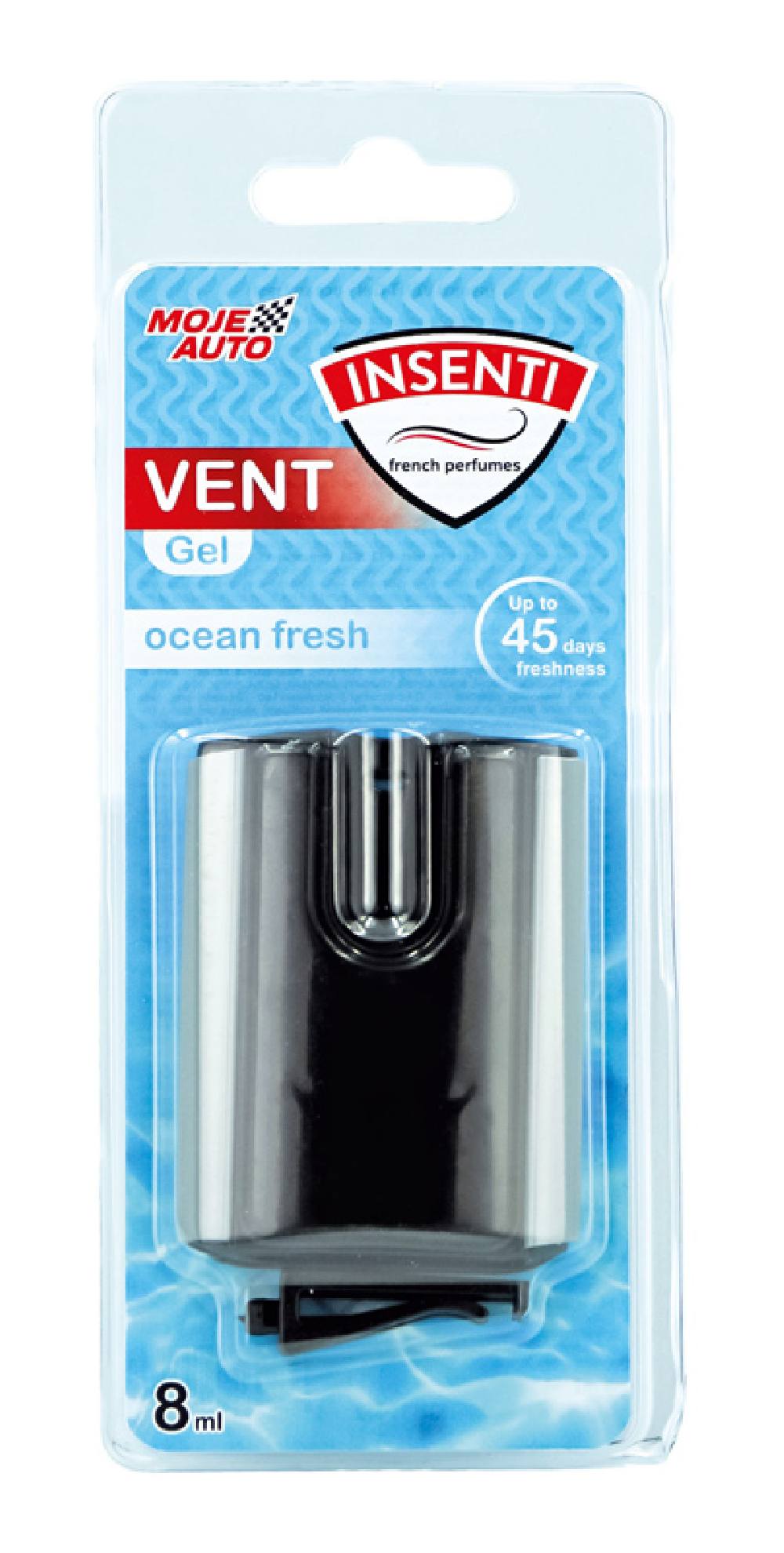 MOJE AUTO αρωματικό αεραγωγών αυτοκινήτου 15-552, ocean fresh, gel, 8ml
