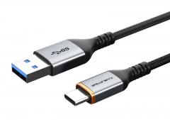 CABLETIME καλώδιο USB-C σε USB CT-AMCMG1, 15W, 5Gbps, 0.5m, μαύρο
