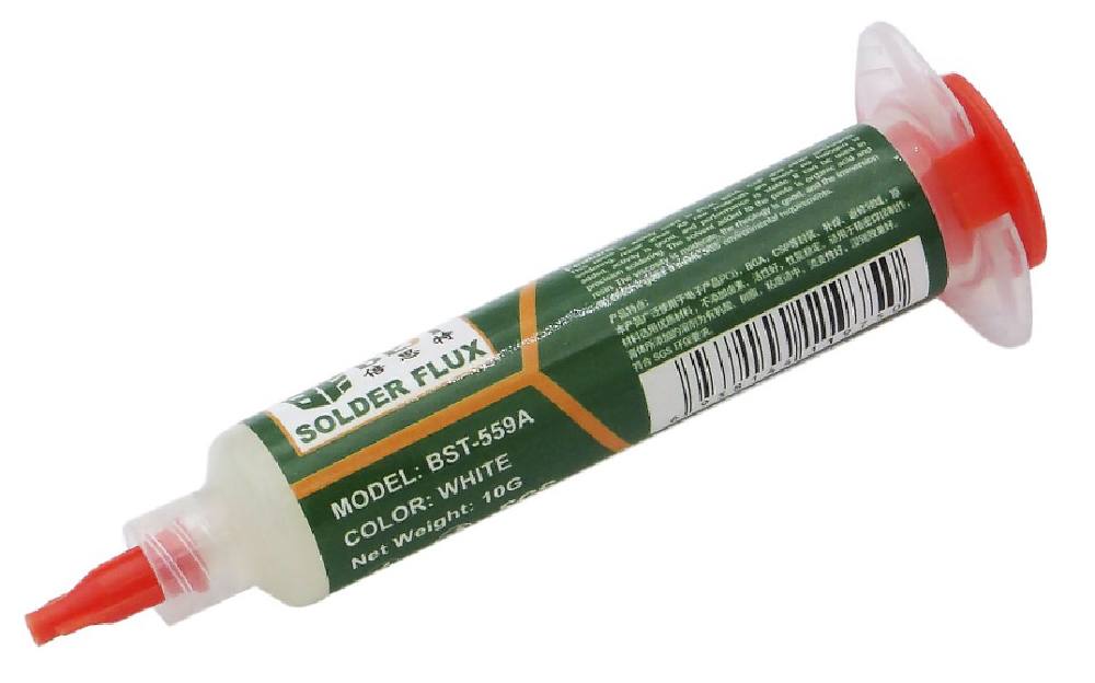BEST flux πάστα συγκόλλησης BST-559A, lead-free, melting 60°, SGS, 10g