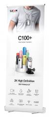 SJCAM διαφημιστικό roll up banner με εκτύπωση SJ-C100-4K, 160x60cm