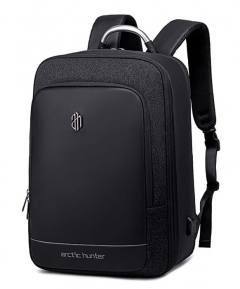 ARCTIC HUNTER τσάντα πλάτης B00227L με θήκη laptop 17", 41L, USB, μαύρη
