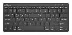 POWERTECH ασύρματο πληκτρολόγιο PT-1153, 2.4GHz & Bluetooth, μαύρο