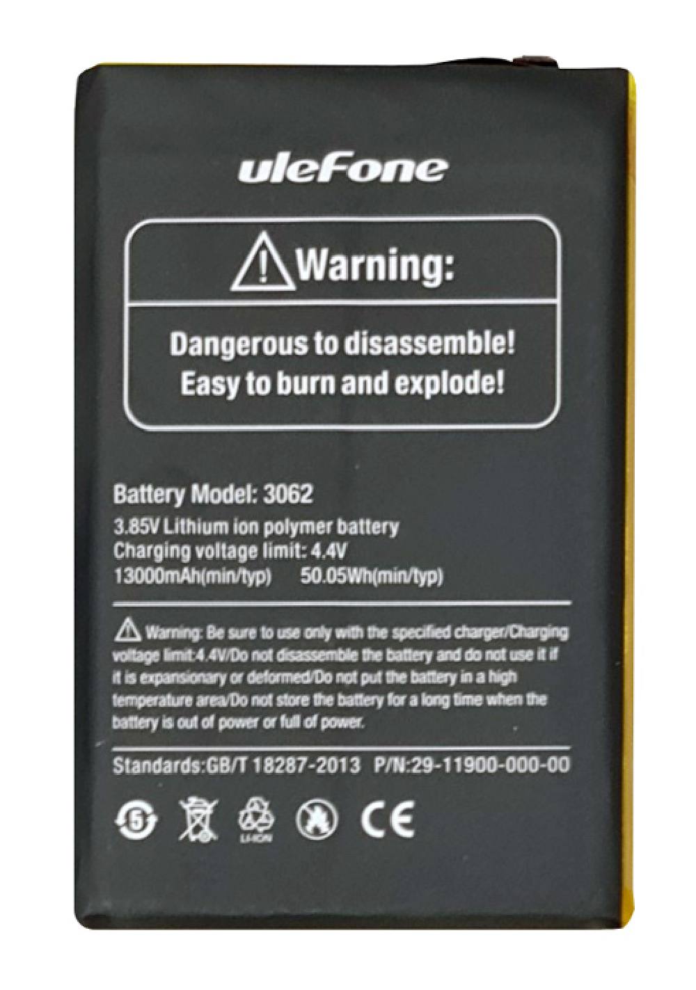 ULEFONE μπαταρία για smartphone Power 5
