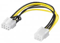 GOOBAY καλώδιο PCI Express 6pin σε PCI Express 8pin 93635, 0.20m