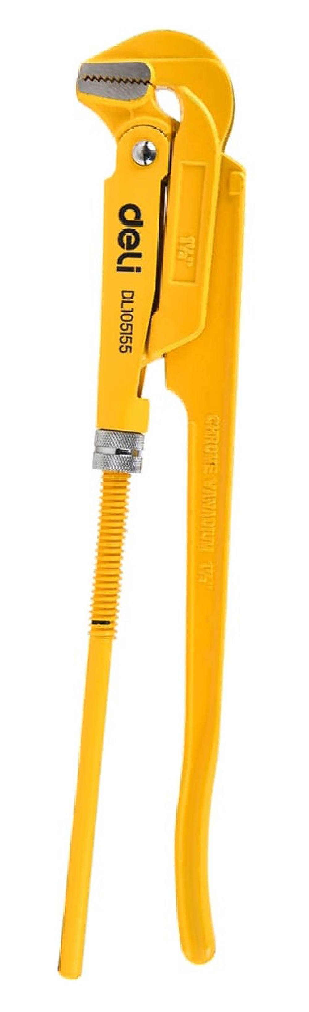 DELI γκαζοτανάλια DL105155, έως 55mm, 41.5cm, κίτρινη