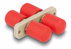 DELOCK σύνδεσμος οπτικής ίνας ST Duplex 87935, μπεζ