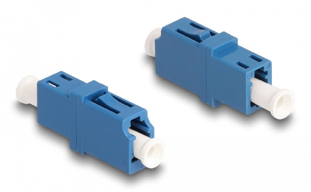 DELOCK σύνδεσμος οπτικής ίνας LC Simplex 87985, μπλε