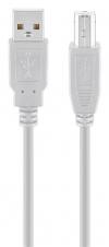 GOOBAY καλώδιο USB σε USB Type B 68712, 1.8m, 480Mbps, γκρι
