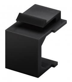 GOOBAY κάλυμμα προστασίας για θύρα Keystone 79990, μαύρο, 4τμχ