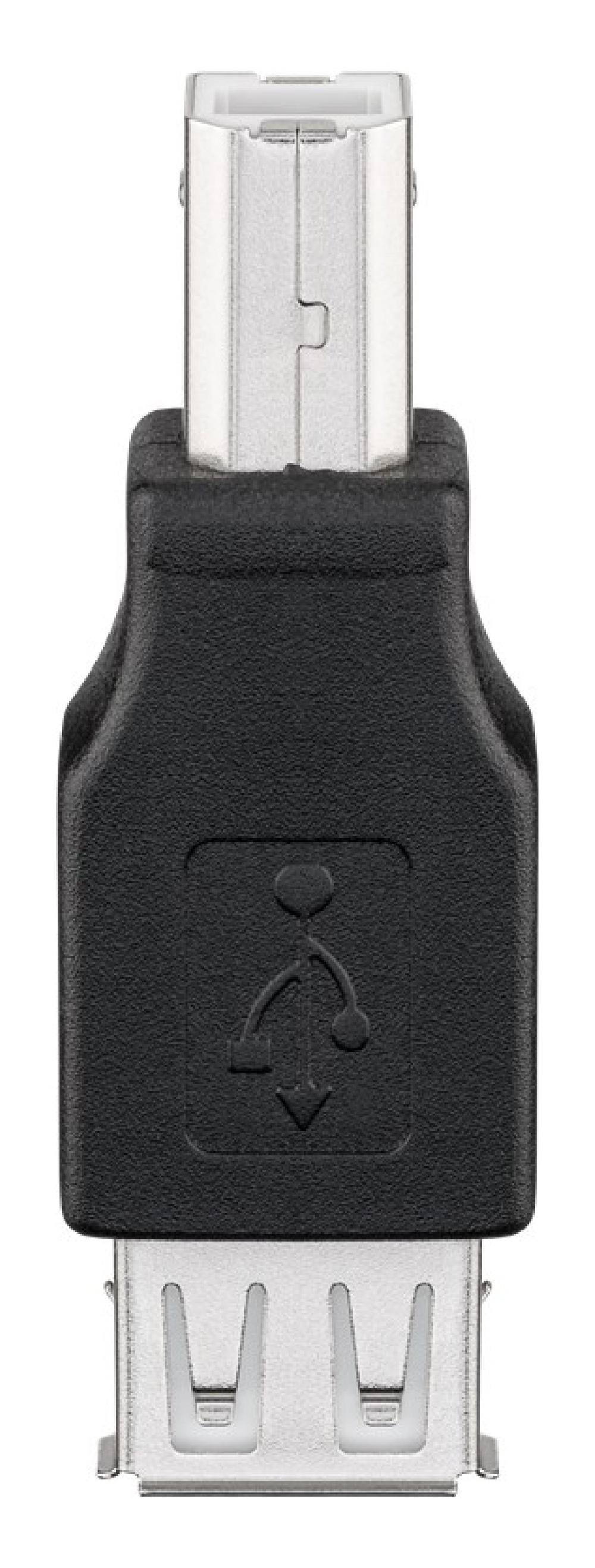 GOOBAY αντάπτορας USB σε USB Type B 50291, θηλυκό σε αρσενικό, μαύρος