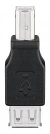 GOOBAY αντάπτορας USB σε USB Type B 50291, θηλυκό σε αρσενικό, μαύρος