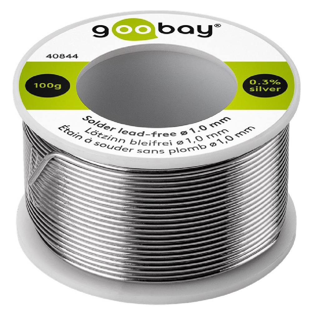 GOOBAY σύρμα συγκόλλησης 40844, Φ1mm, lead free, 100g