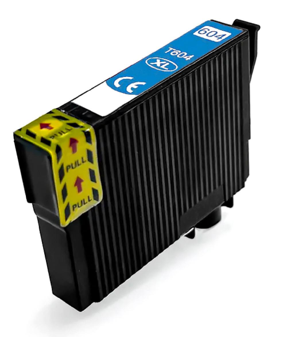 Συμβατό Inkjet για Epson, T604XL, 10ml, cyan