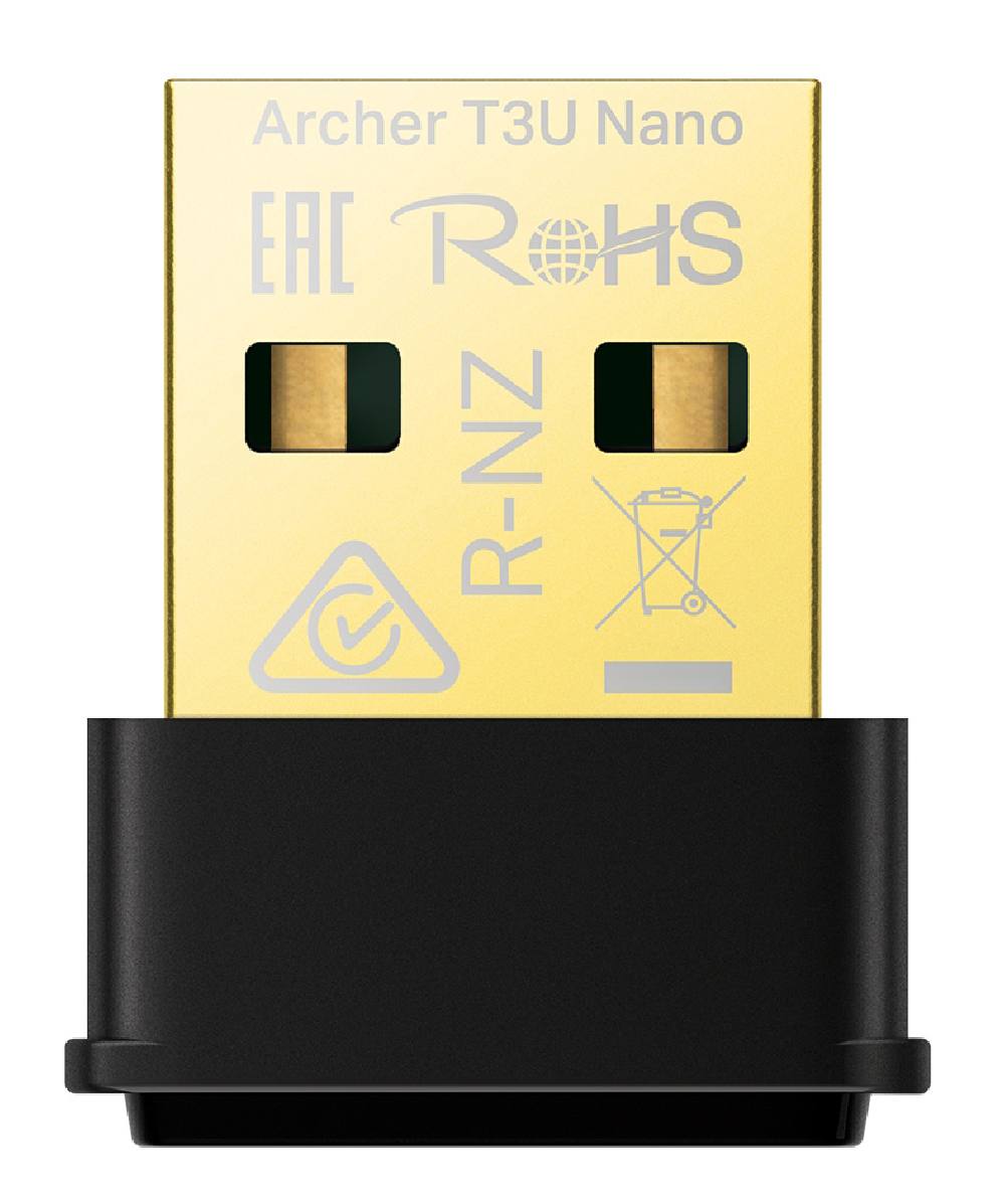 TP-LINK ασύρματος USB αντάπτορας δικτύου Archer T3U Nano, 1300Mbps, V.1