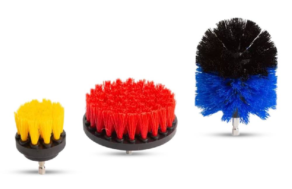 MOJE AUTO σετ βούρτσες καθαρισμού 19-628 για δράπανο, 3τμχ